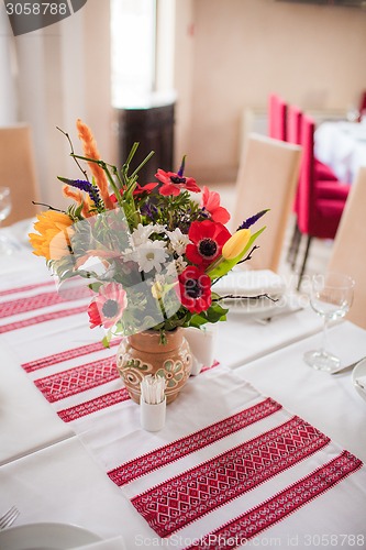 Image of Ukrainian decorated table