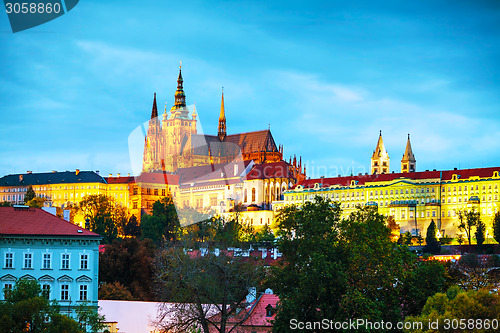 Image of The Prague castle close up