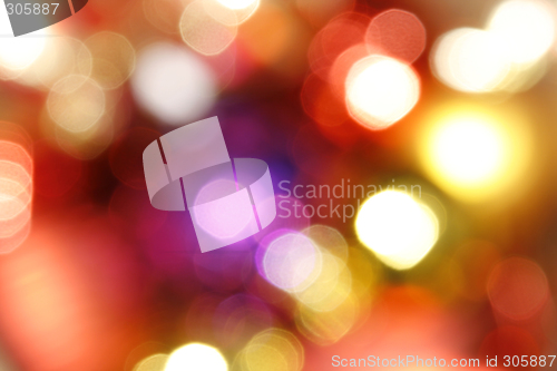 Image of Abstract Holiday Lights