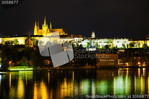 Image of Old Prague cityscape overview