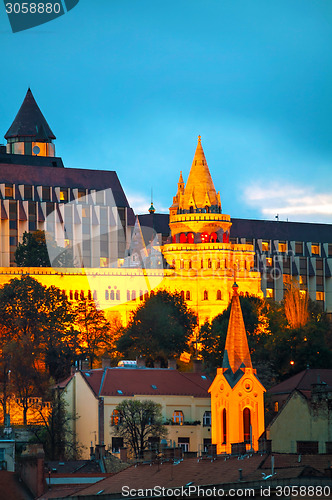 Image of Fisherman bastion in Budapest, Hungary