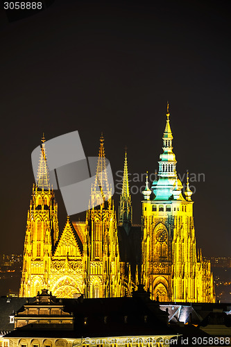 Image of The Prague castle close up