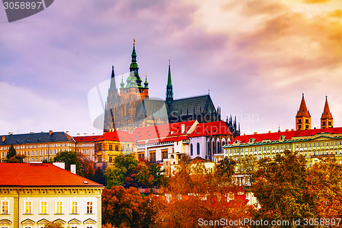 Image of The Prague castle close up