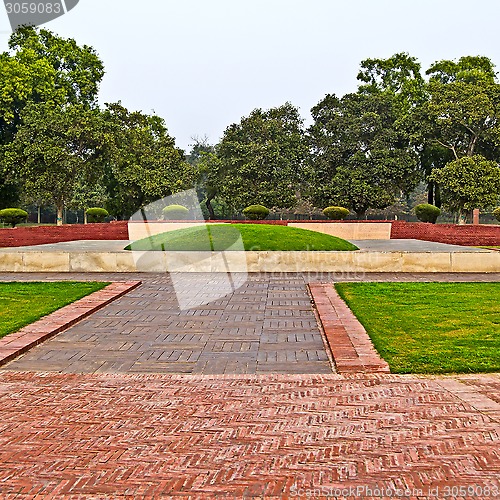 Image of New Delhi.Shanti Van memorial