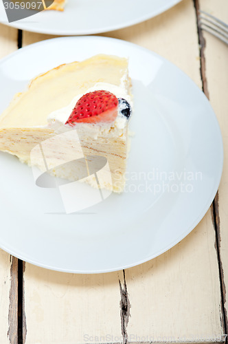Image of crepe pancake cake 