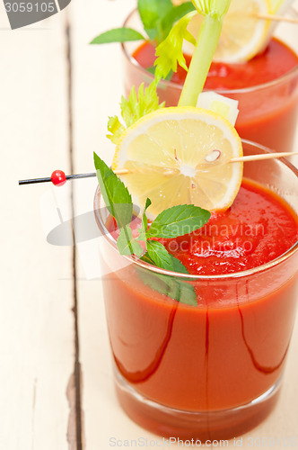 Image of fresh tomato juice