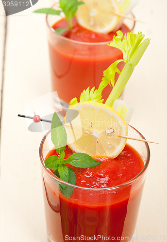 Image of fresh tomato juice