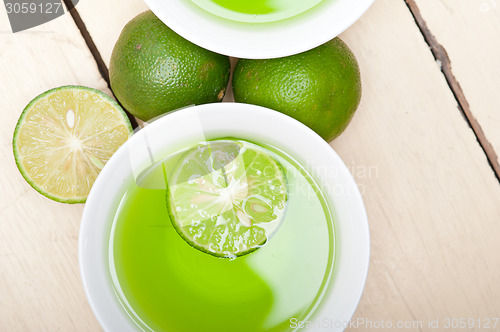 Image of green lime lemonade 