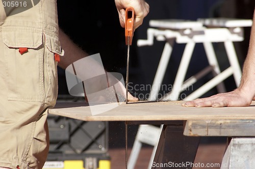 Image of Sawing Wood