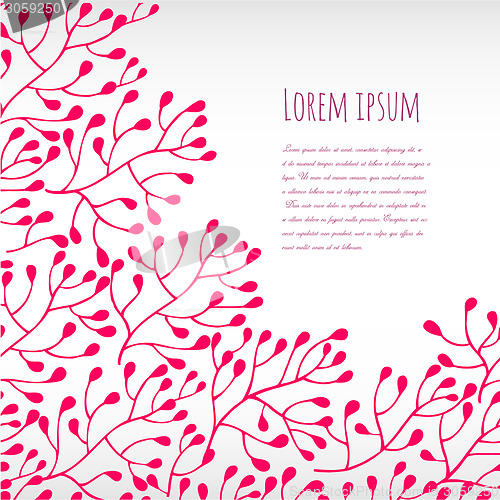 Image of Romantic floral background