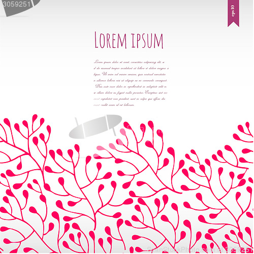 Image of Romantic floral background