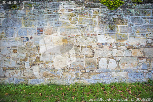 Image of old, medieval abbey wall