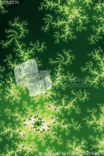Image of Glowing Green Fractal