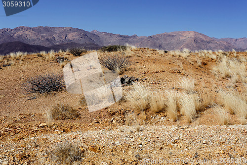 Image of fantrastic Namibia desert landscape