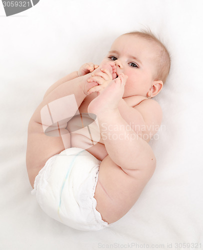 Image of smiling infant baby