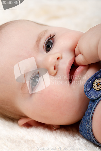 Image of smiling infant baby