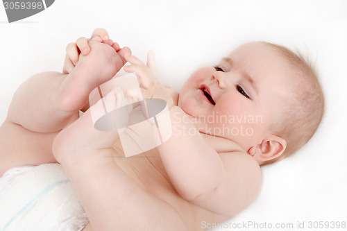 Image of smiling infant baby