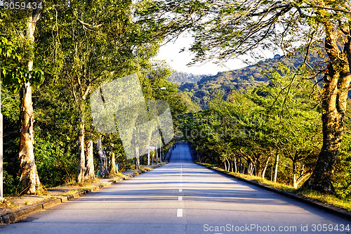 Image of road in mountains 