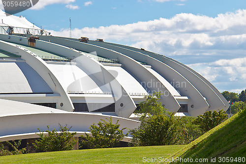 Image of The Olympic Stadium in Monreal, Canada