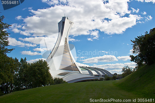 Image of The Olympic Stadium in Monreal, Canada