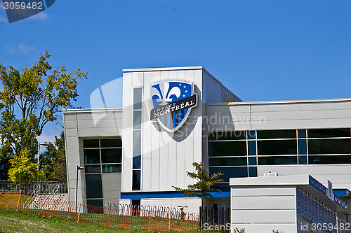 Image of MONTREAL, CANADA - August 23, 2013: Saputo Stadium the home of t