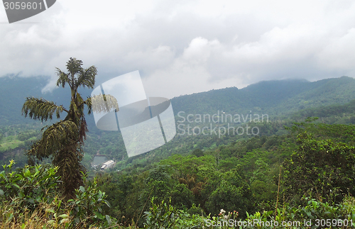 Image of mountain scenery in Sri Lanka