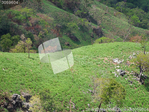 Image of mountain scenery in Sri Lanka