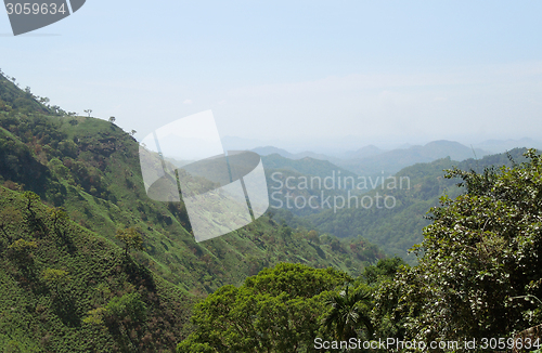 Image of mountain scenery in Sri Lanka