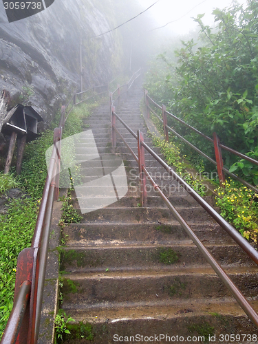 Image of stairway in Sri Lanka