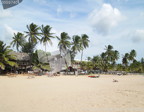 Image of beach scenery in Sri Lanka