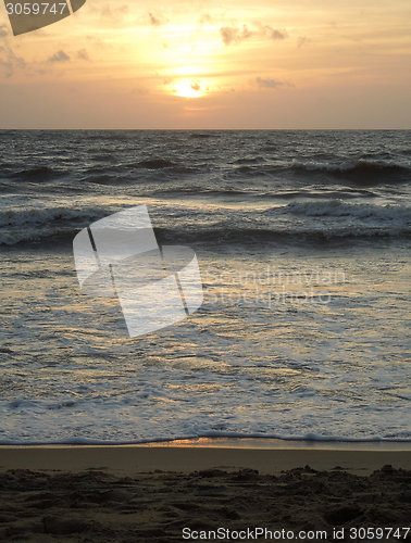 Image of sundown at the beach