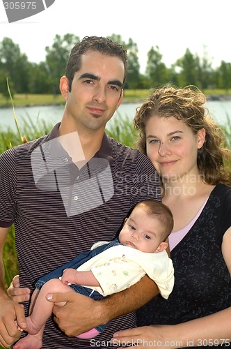 Image of Young family