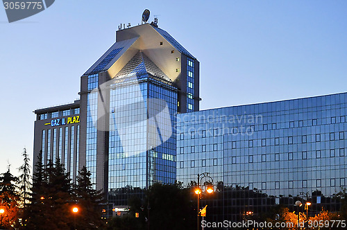 Image of The building of GAZOIL PLAZA in Tyumen, Russia.