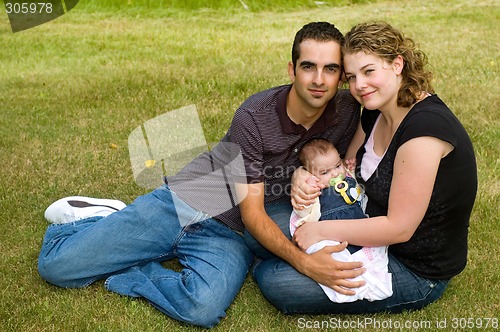 Image of Young family