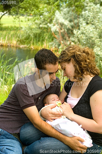 Image of Young family