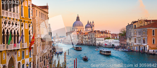 Image of Grand Canal in Venice, Italy.