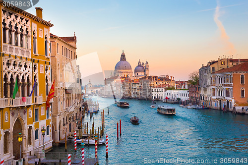 Image of Grand Canal in Venice, Italy.