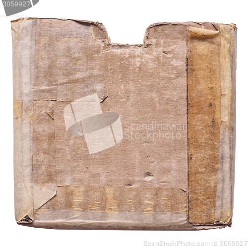 Image of Grunge cardboard box