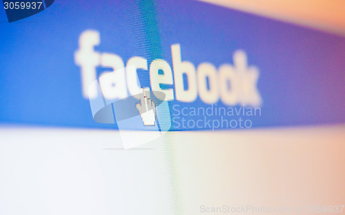 Image of Facebook home page