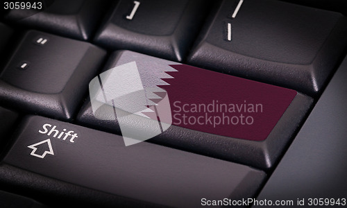 Image of Flag on keyboard