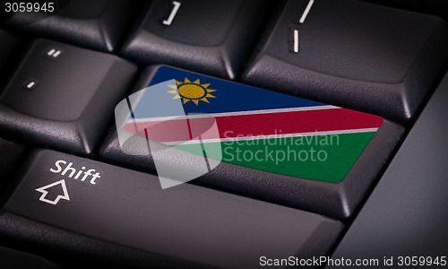 Image of Flag on keyboard