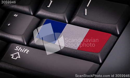 Image of Flag on keyboard