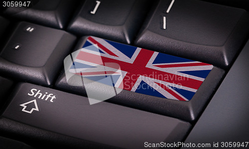 Image of Flag on keyboard