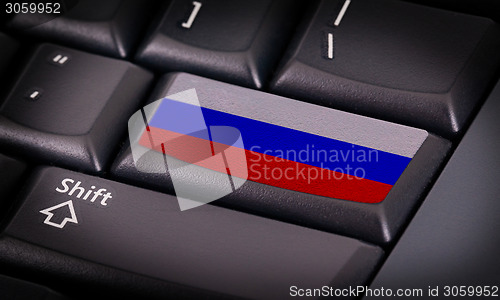 Image of Flag on keyboard