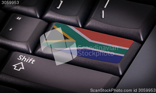 Image of Flag on keyboard