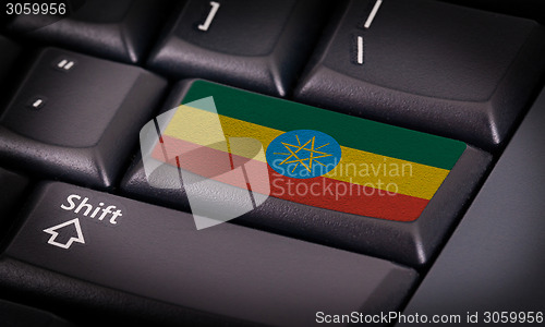 Image of Flag on keyboard