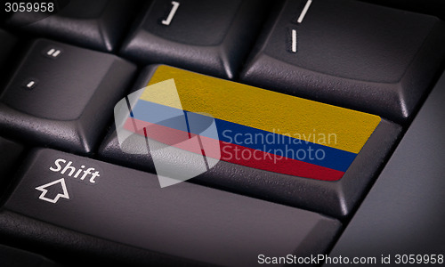 Image of Flag on keyboard