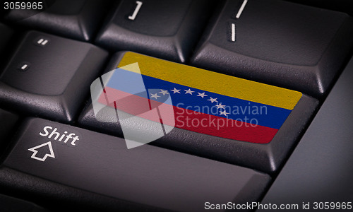 Image of Flag on keyboard