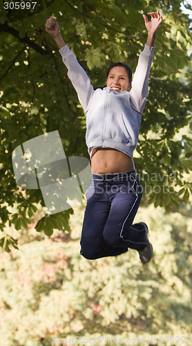 Image of Jumping girl