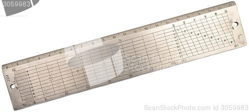 Image of metal ruler